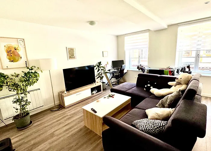 Grand Et Lumineux 2 Pieces Avec Climatisation En Zone Pietonne דירה אגנו